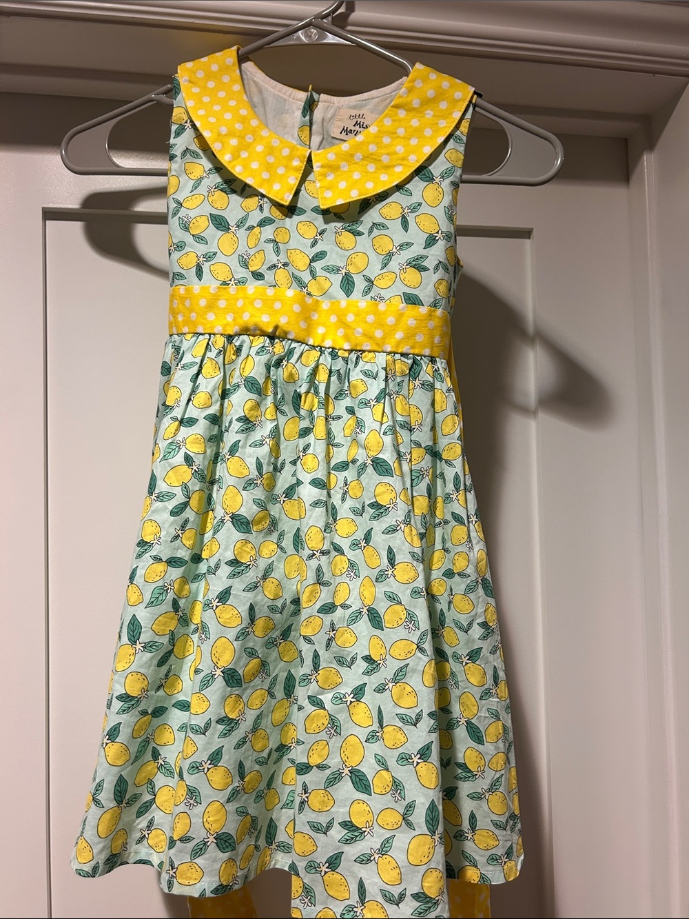Little Miss Marmalade.  Lemon Print size 6